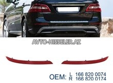 Mercedes ML W166 2011-2014 arxa bufer əksetdiricisi (atrajatel)